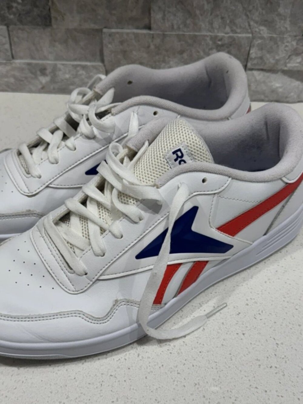 Reebok Club Memt Shoe Mens Size 11 FW7552 Red, White And Blue